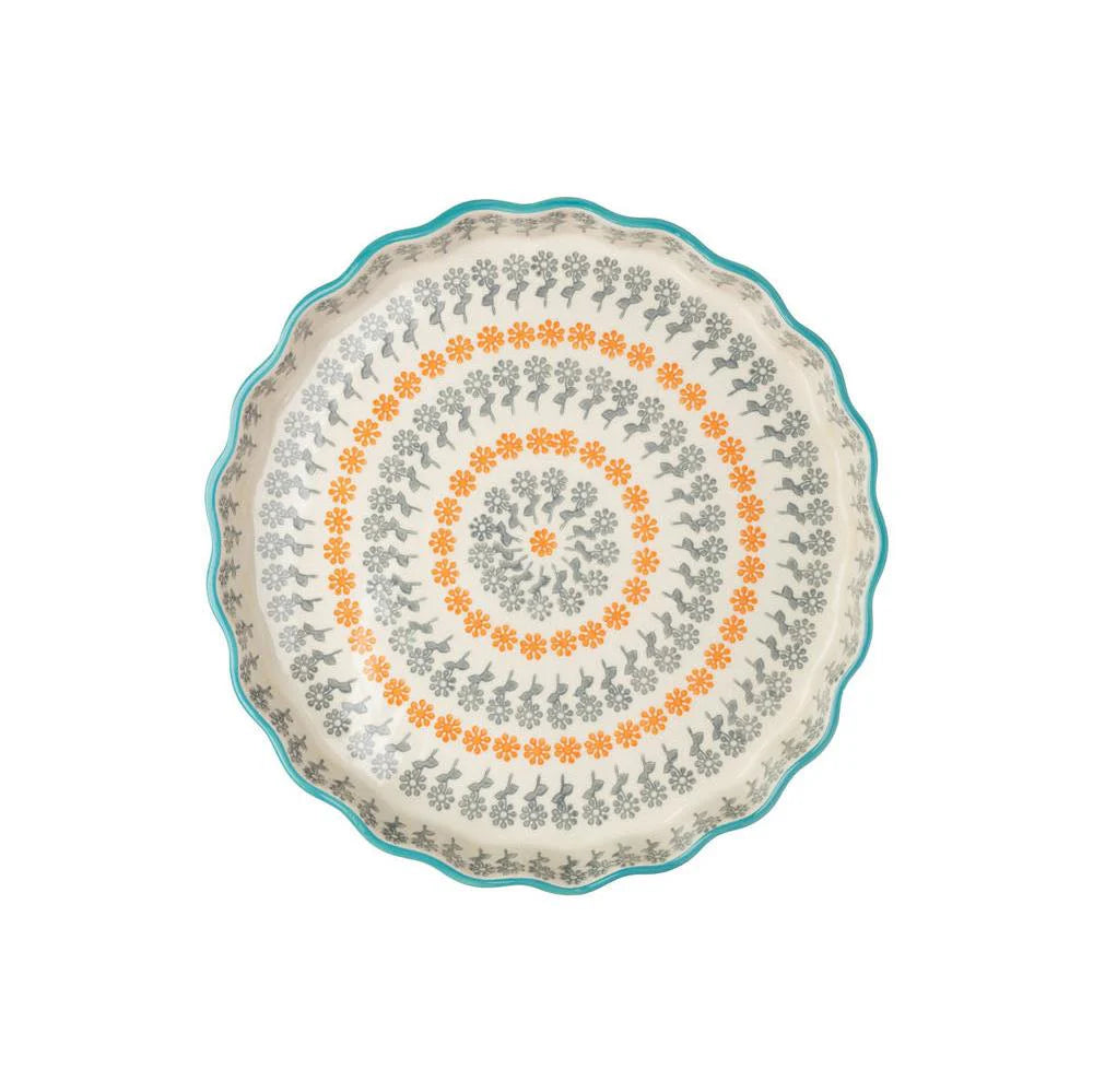 Orange Burst Quiche Dish