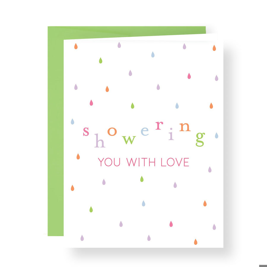 Showering With Love Greeting Card