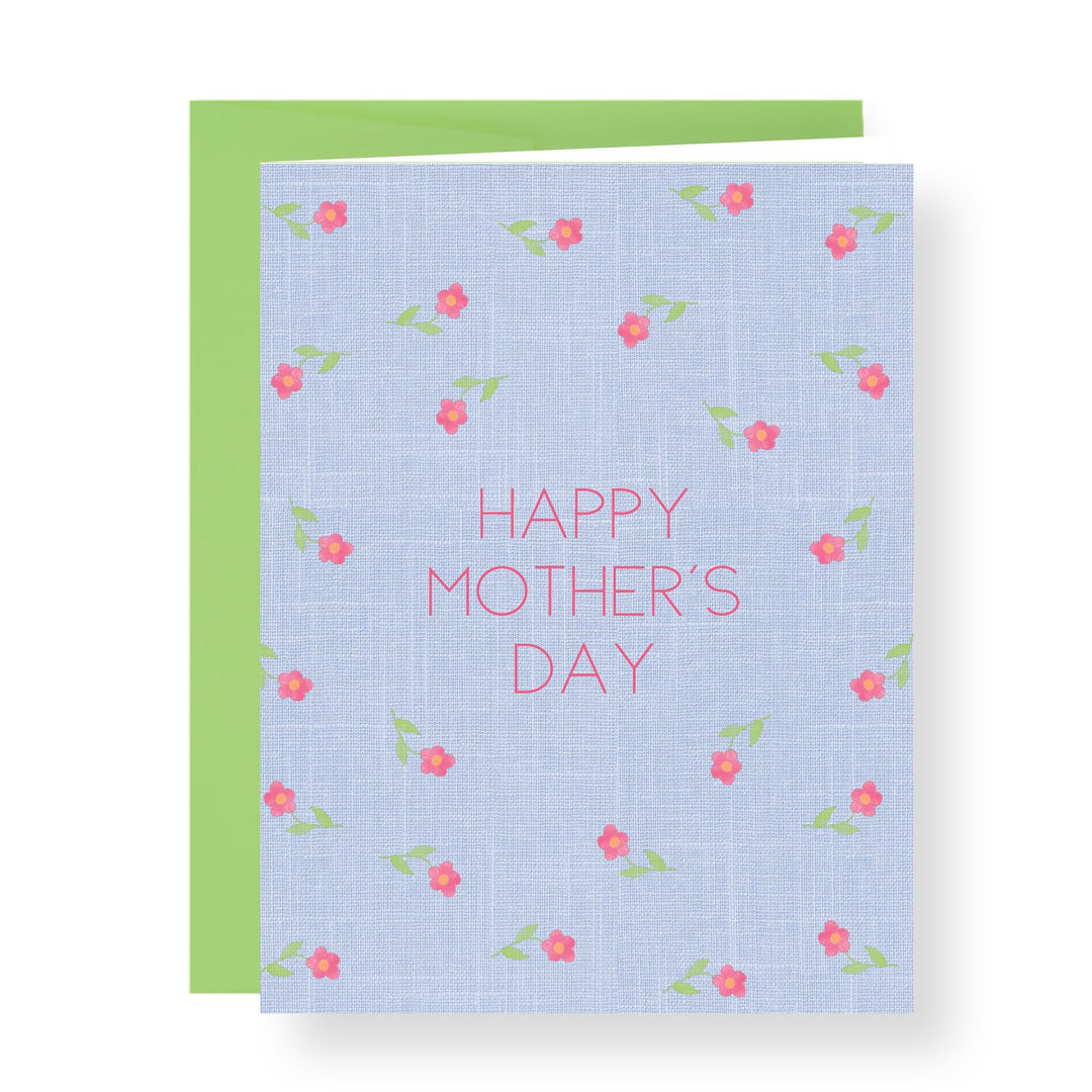 Mother's Day Pink Florets Greeting Card
