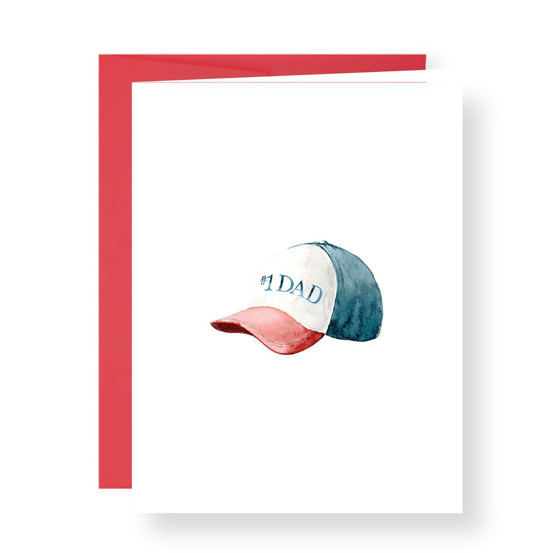 #1 Dad Father's Day Greeting Card