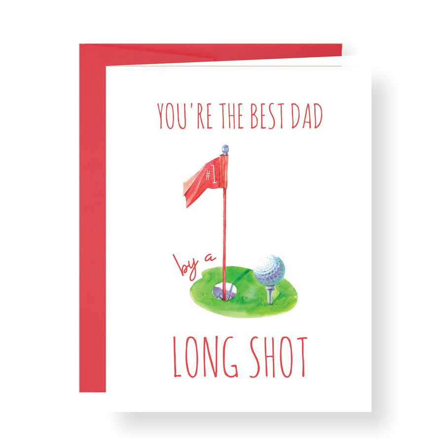 Long Shot Father's Day Greeting Card