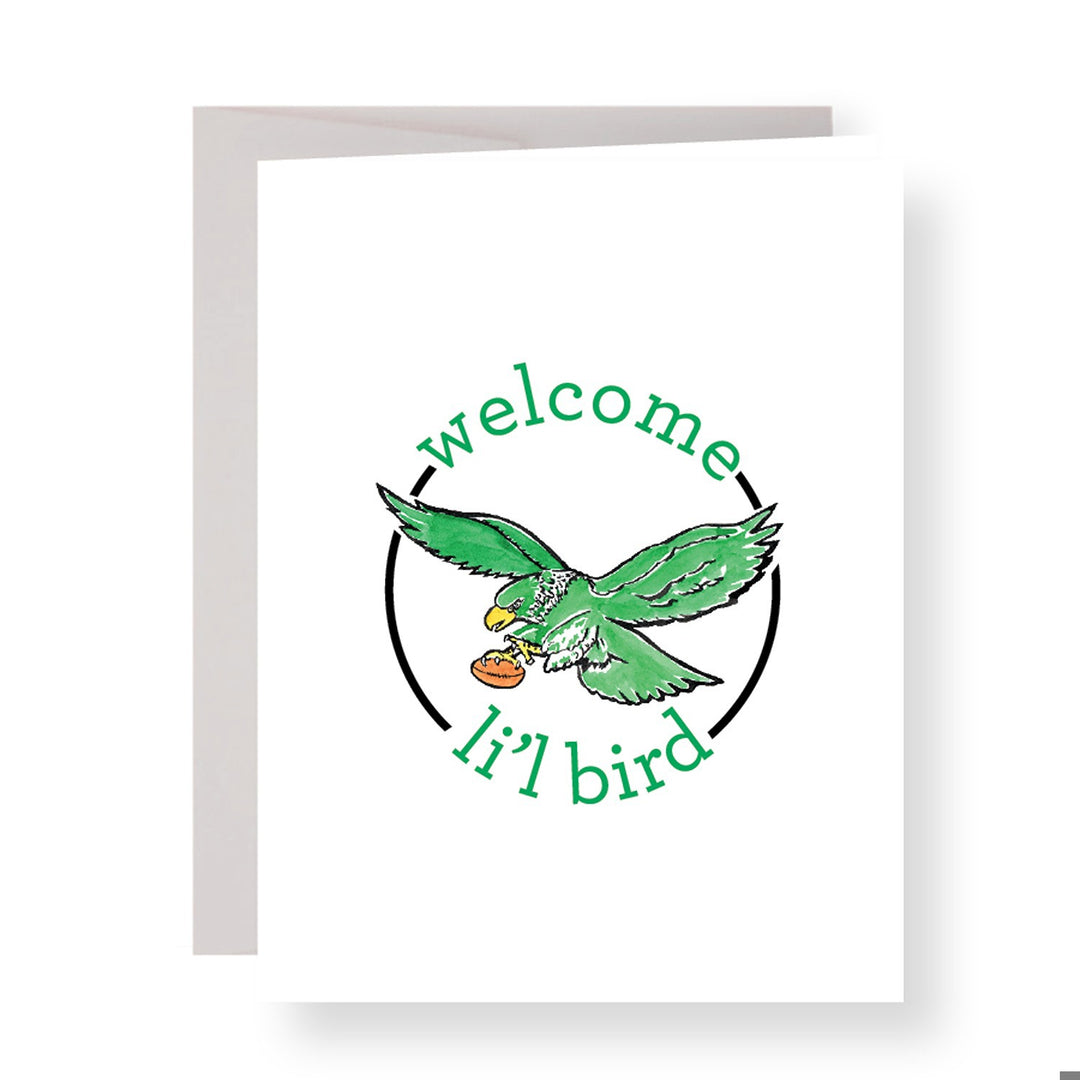 Welcome Li'l Bird Greeting Card