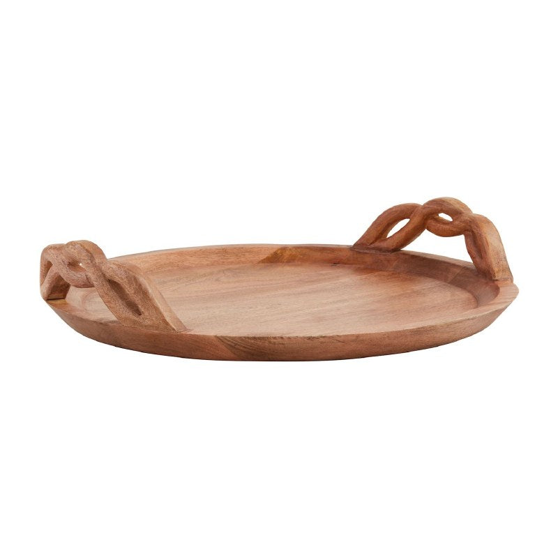 Mud Pie Twisted Handle Tray