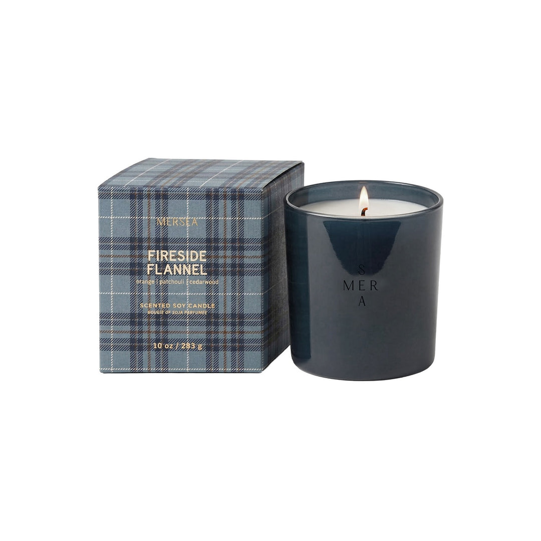 Holiday Boxed Candle - Fireside Flannel