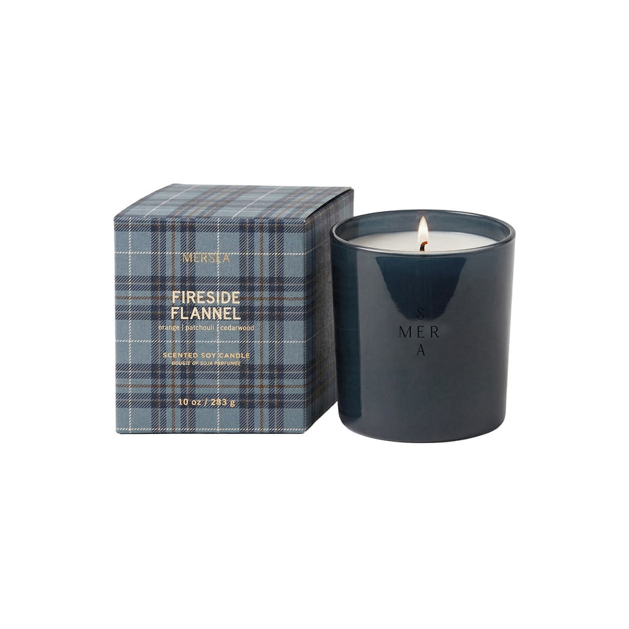 Holiday Boxed Candle - Fireside Flannel