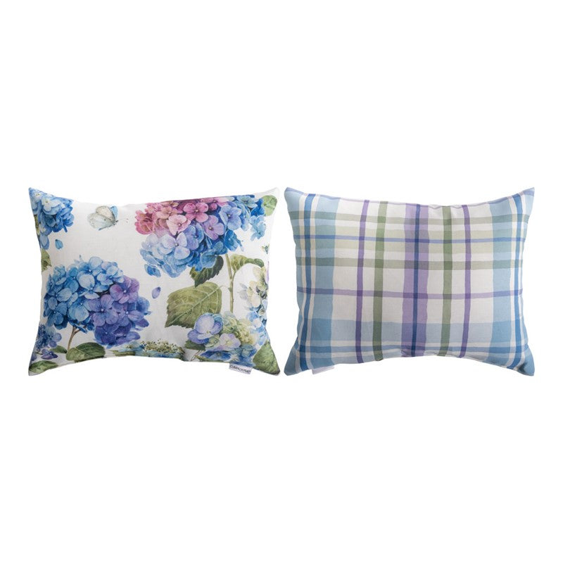 Whispers Of Blue Climaweave Pillow, 18" x 13"