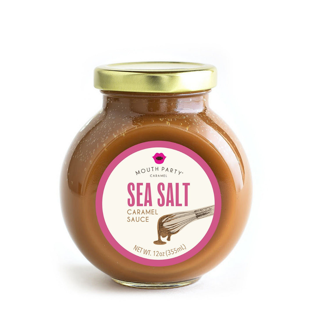 12 oz sea salt caramel sauce jar