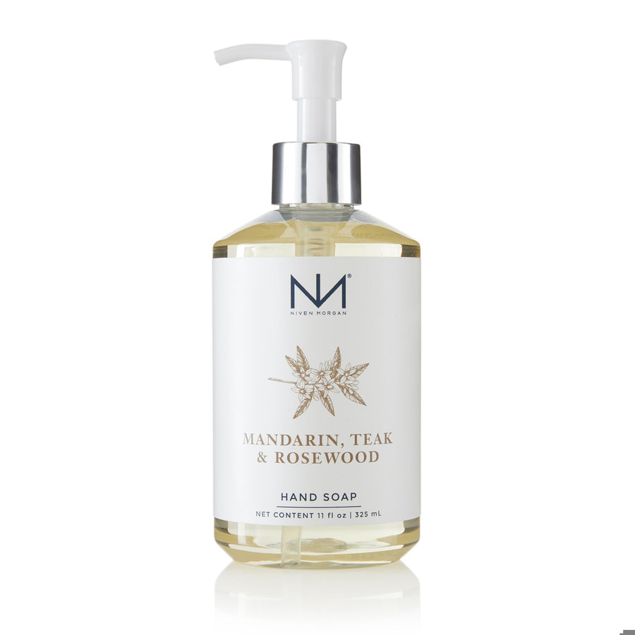 MT-HSMT 11 oz Mandarin Teak And Rosewood Signature Hand Soap