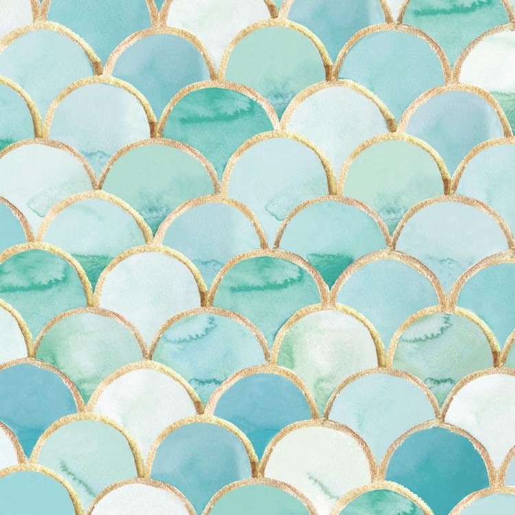 BEV-ART DECO, TURQUOISE