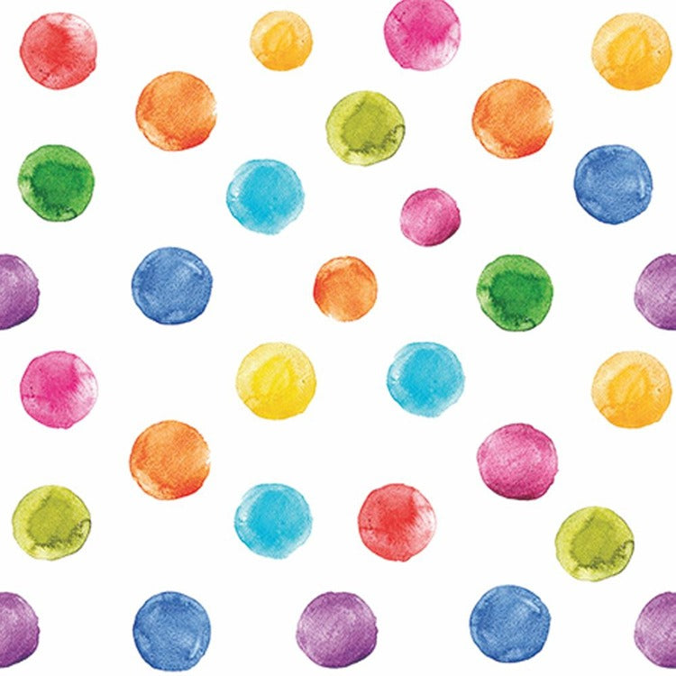 BEV- POLKA DOTS, WHITE