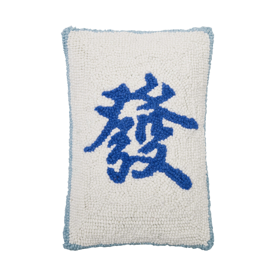 Mahj Dragon Hook Pillow Poly Filled M/3