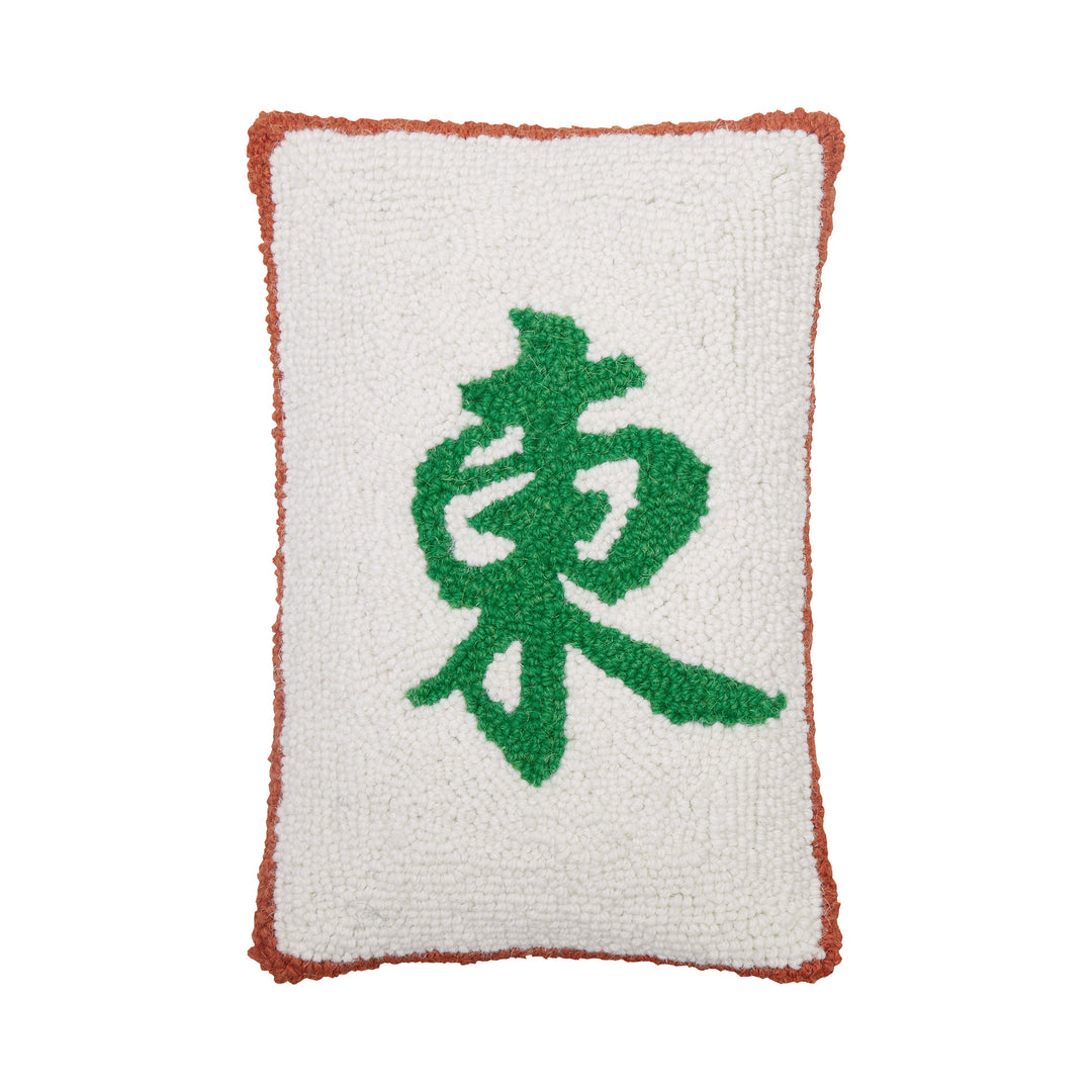 Mahj Wind Tile Hook Pillow Poly Filled M/3