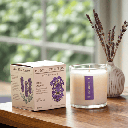 Heath Lavender Plant The Box Candle, 9 Oz