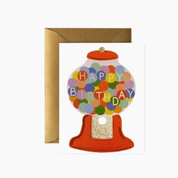 Gumball Birthday Card