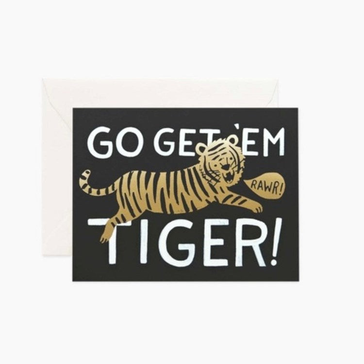 Go Get 'Em Tiger card