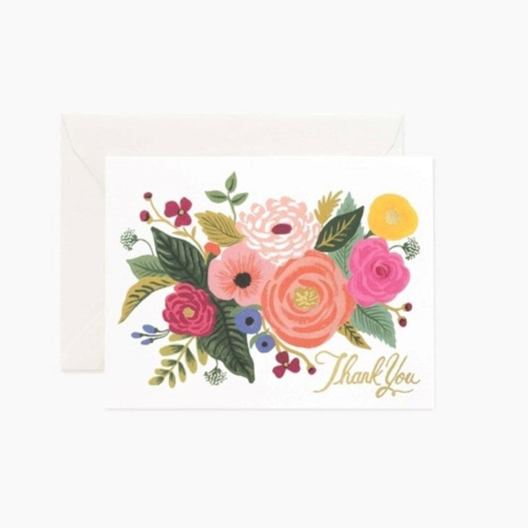 Juliet Rose Thank You card