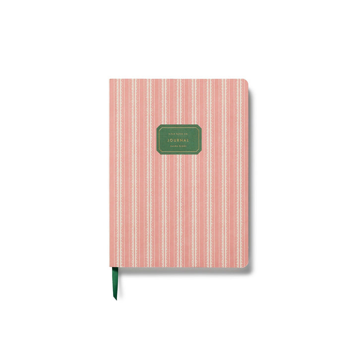 Pinking Stripe Softcover Journal