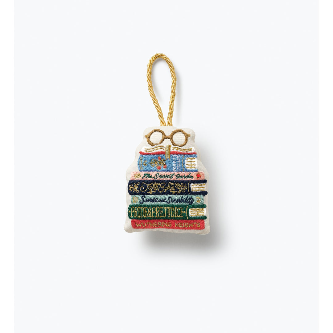 Book Club Embroidered Ornament