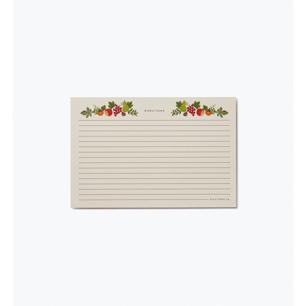 Pack of 12 Harvest Recipe Cards