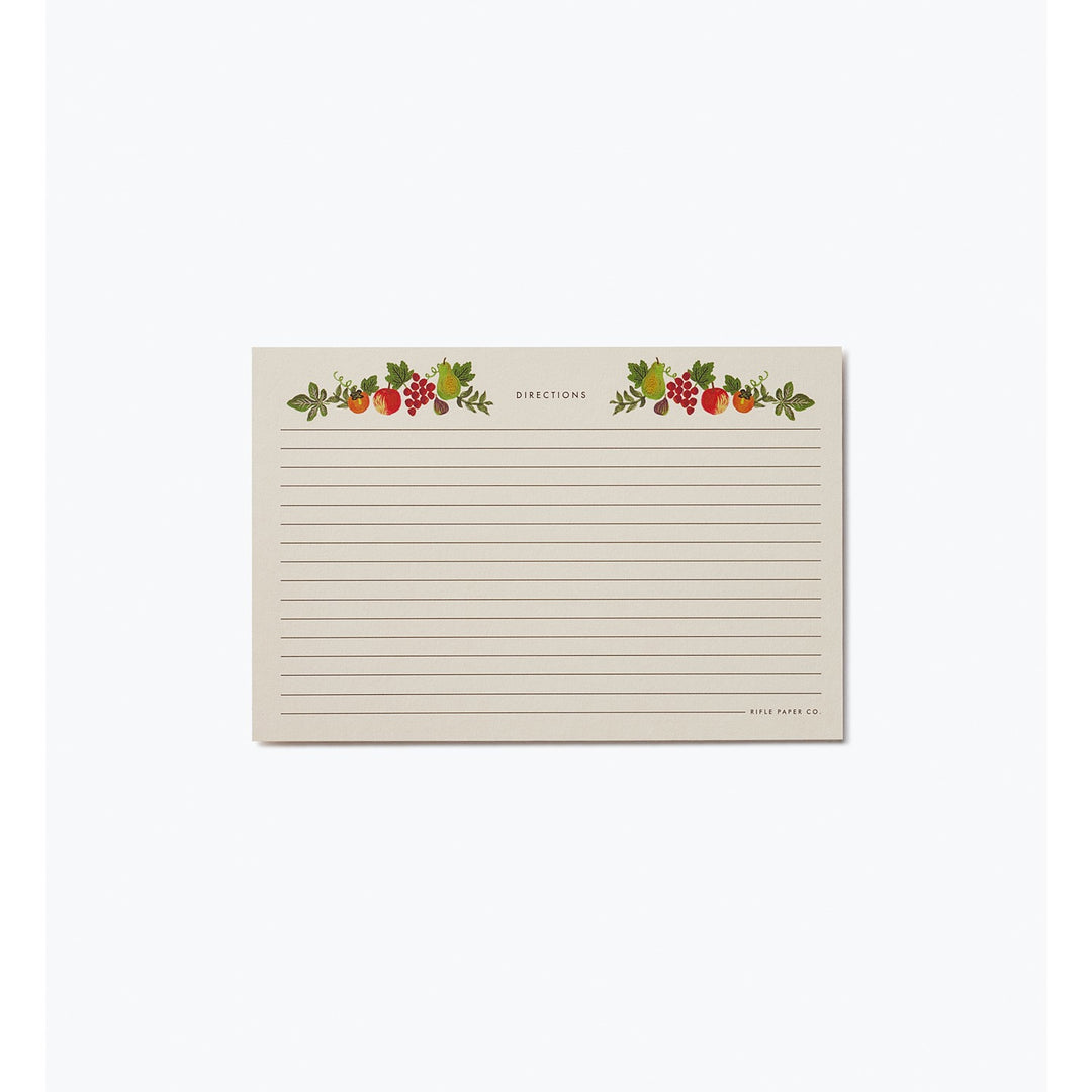 Pack of 12 Harvest Recipe Cards