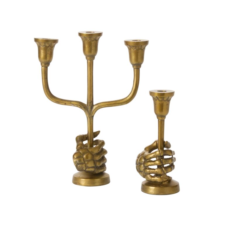 Skeleton Candleholder