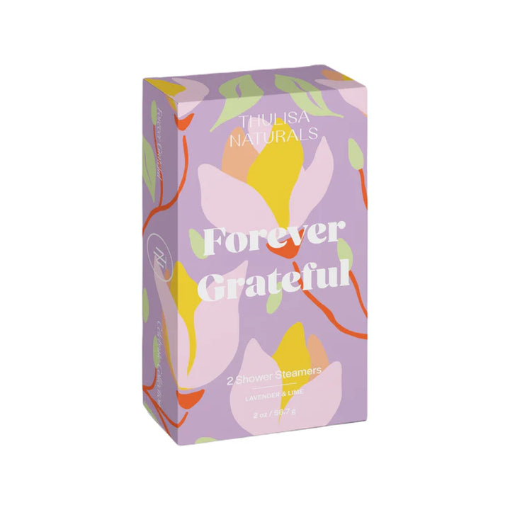 Lavender & Lime Forever Grateful Shower Steamers, Set Of 2