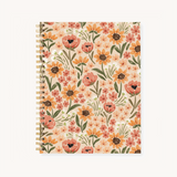 Sunny Poppies Hardcover Spiral Notebook