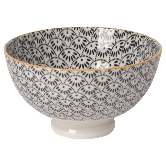 Dotted Scallop Stamped Bowl, 4"