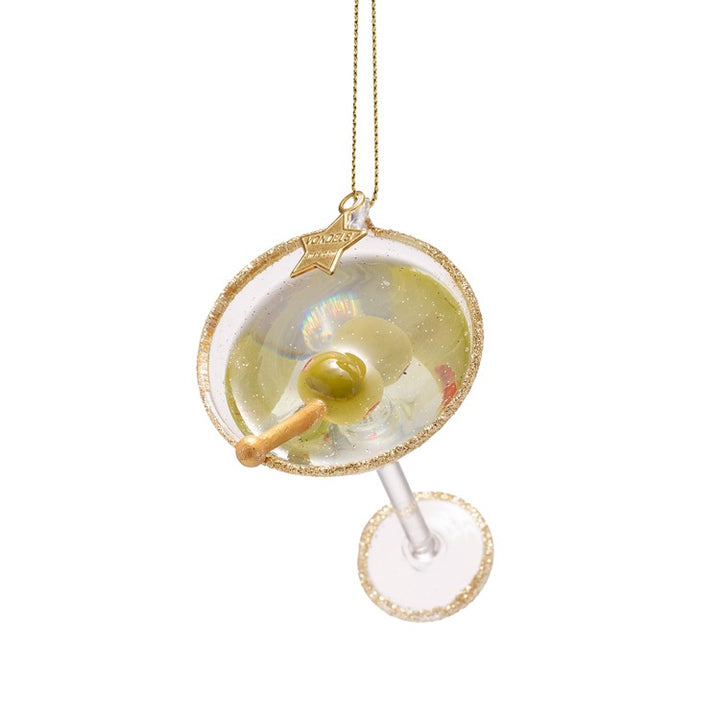 Ornament glass Classic Martini cocktail H3.75"