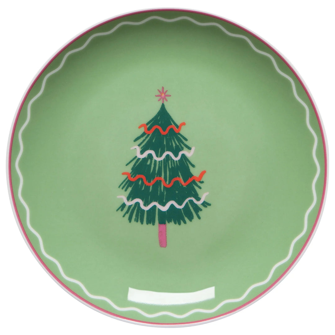 Glitzmas Christmas Appetizer Plate