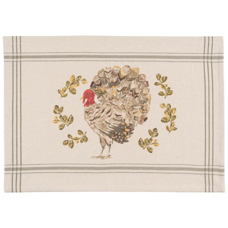 Holiday Turkey Placemat, 12" x 18"