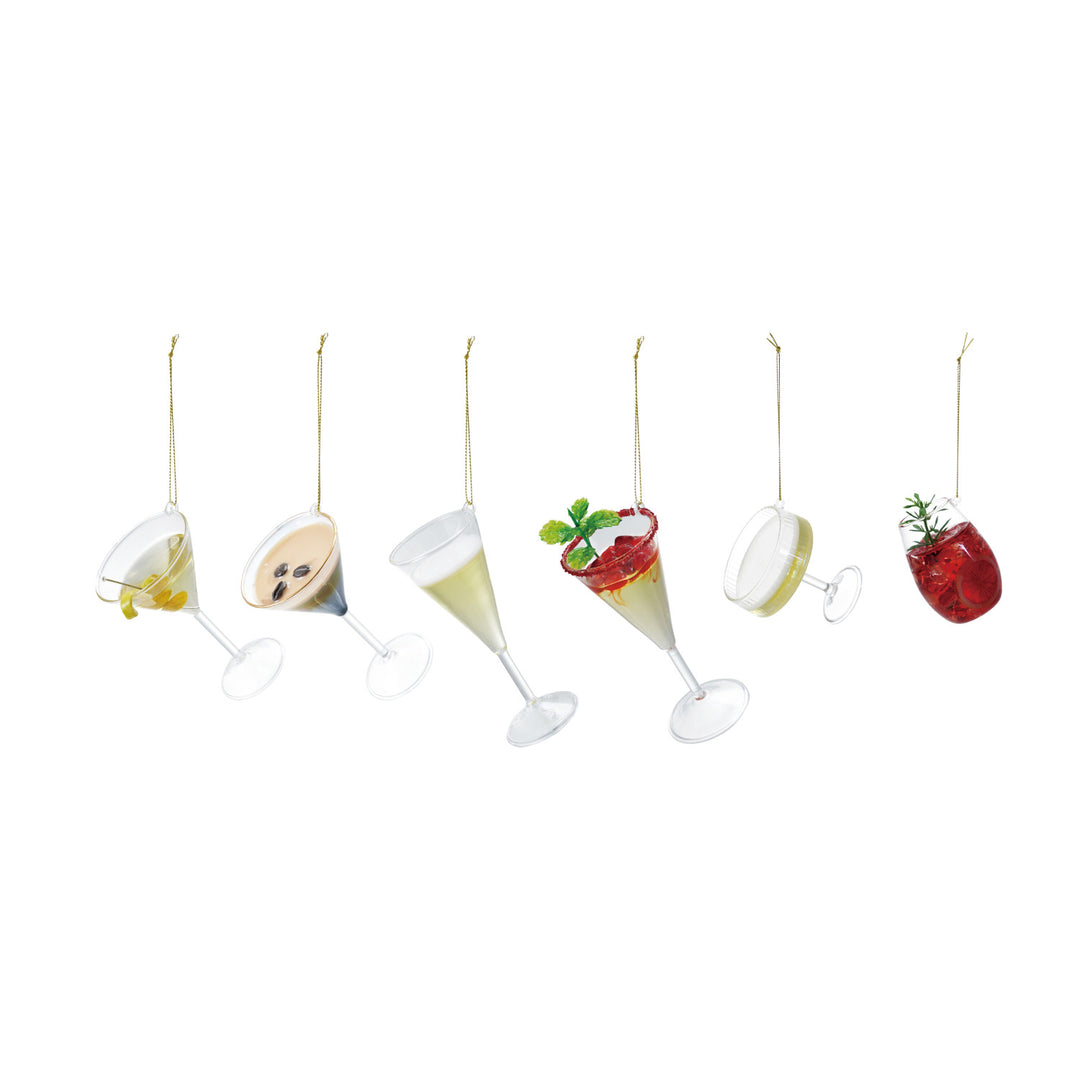 Glass Cocktail Ornament