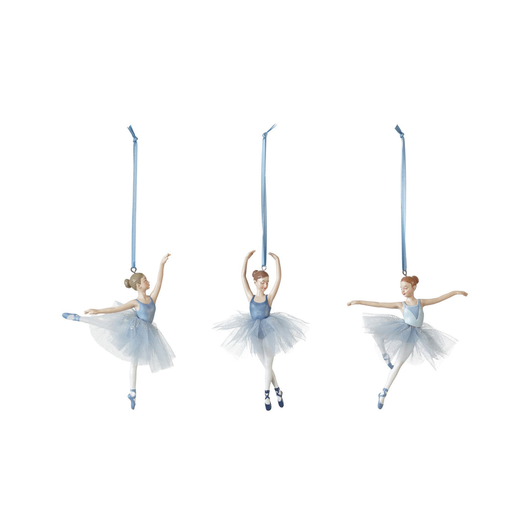Blue Tutu Ballerina Ornament