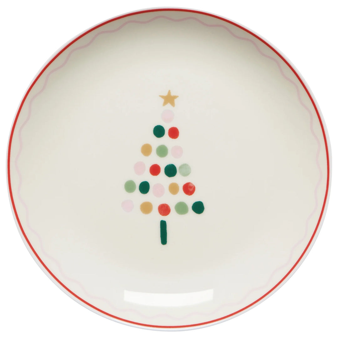 Glitzmas Christmas Appetizer Plate