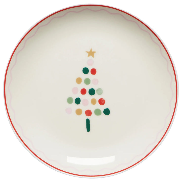 Glitzmas Christmas Appetizer Plate