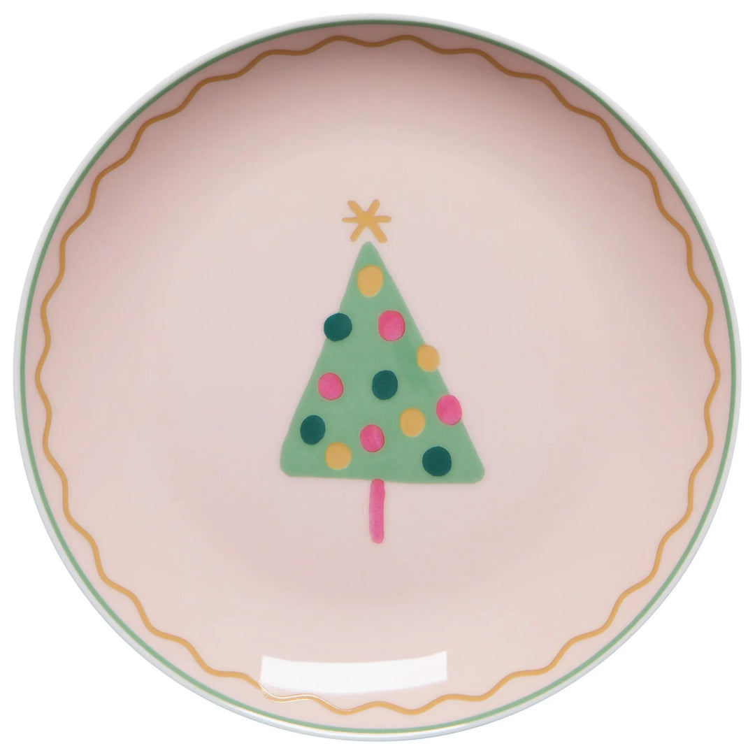 Glitzmas Christmas Appetizer Plate