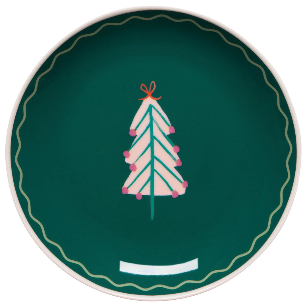 Glitzmas Christmas Appetizer Plate